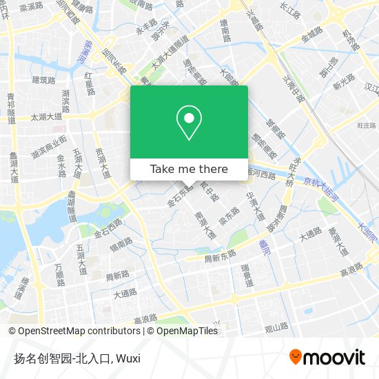 扬名创智园-北入口 map