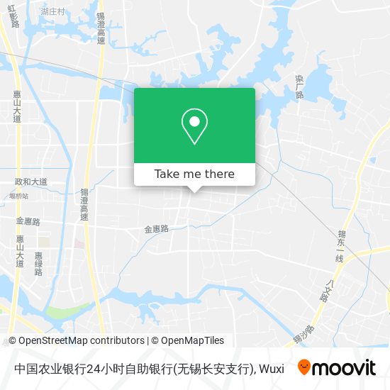 中国农业银行24小时自助银行(无锡长安支行) map