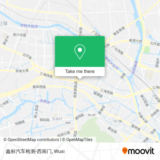 鑫标汽车检测-西南门 map