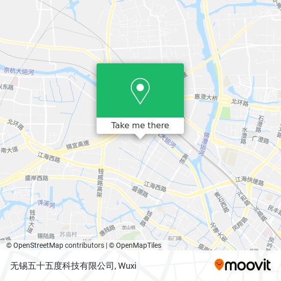 无锡五十五度科技有限公司 map