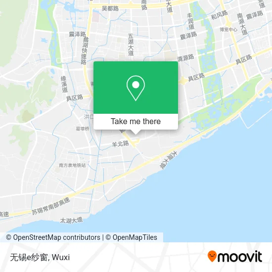 无锡e纱窗 map