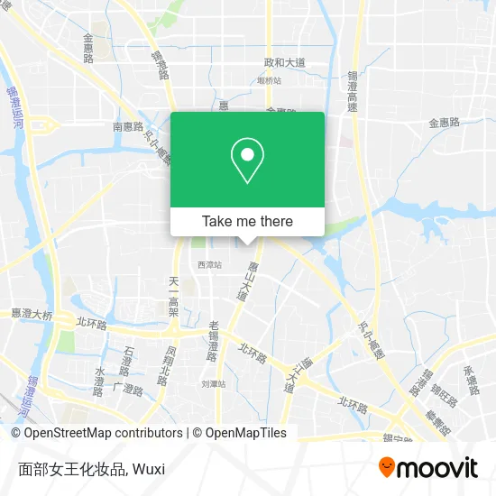 面部女王化妆品 map