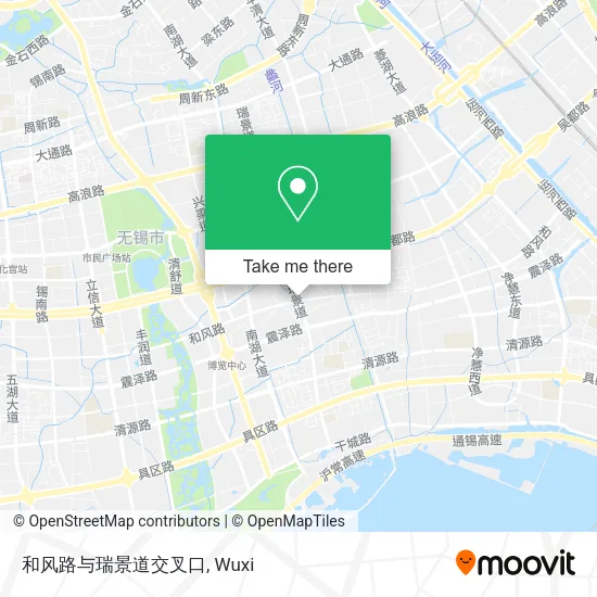 和风路与瑞景道交叉口 map
