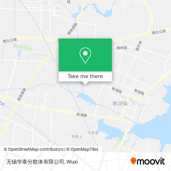 无锡华泰分散体有限公司 map