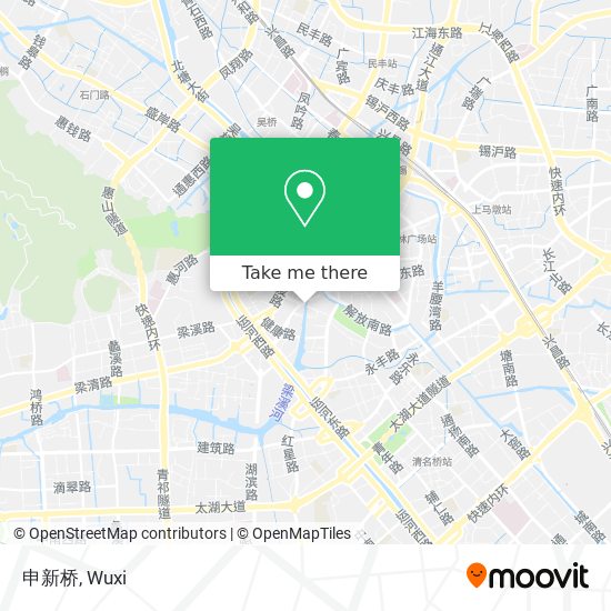 申新桥 map