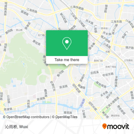 沁雨桥 map