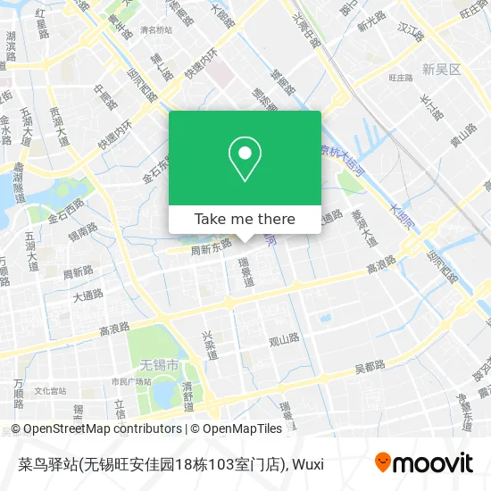 菜鸟驿站(无锡旺安佳园18栋103室门店) map