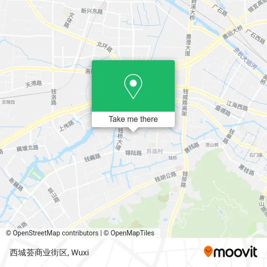 西城荟商业街区 map