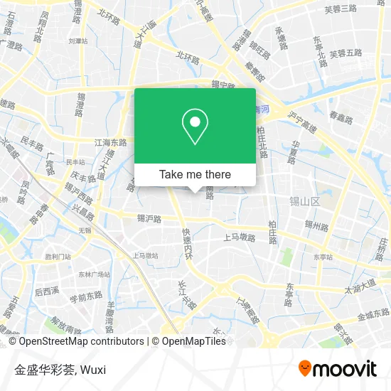 金盛华彩荟 map