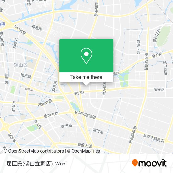 屈臣氏(锡山宜家店) map