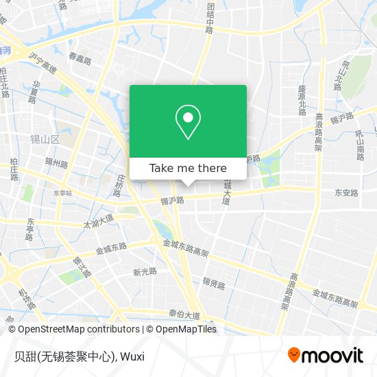 贝甜(无锡荟聚中心) map