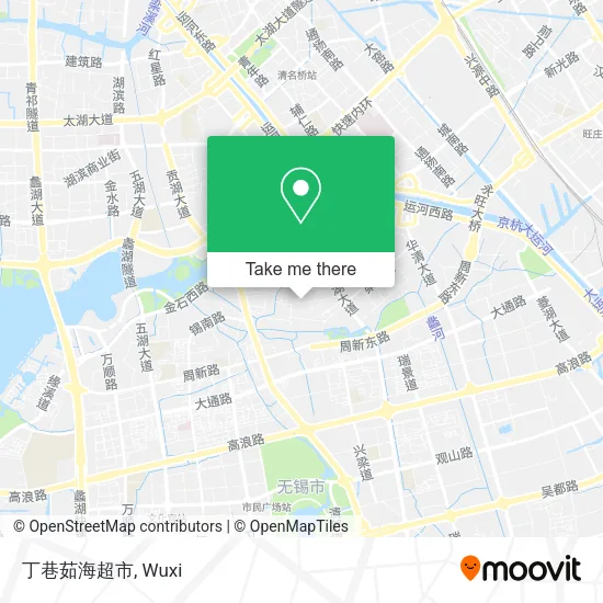 丁巷茹海超市 map