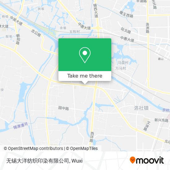 无锡大洋纺织印染有限公司 map