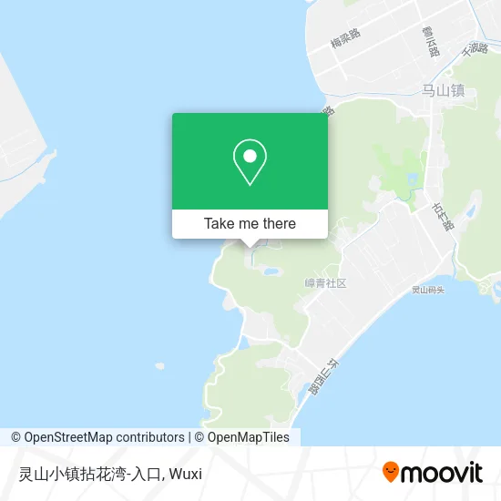 灵山小镇拈花湾-入口 map