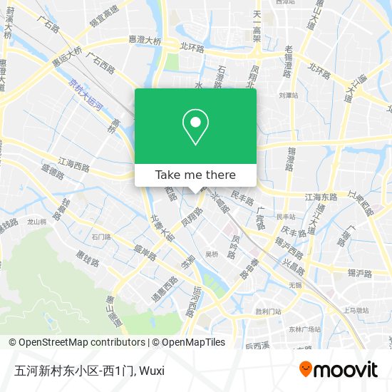 五河新村东小区-西1门 map
