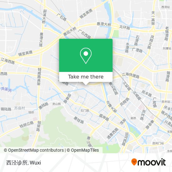 西泾诊所 map