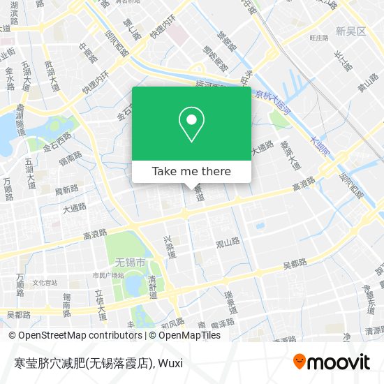 寒莹脐穴减肥(无锡落霞店) map