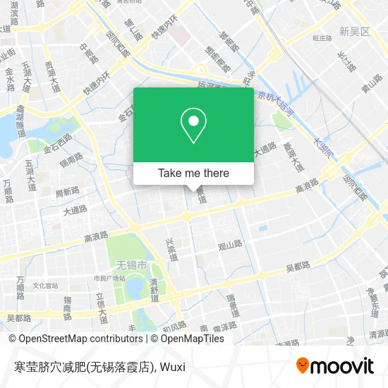 寒莹脐穴减肥(无锡落霞店) map
