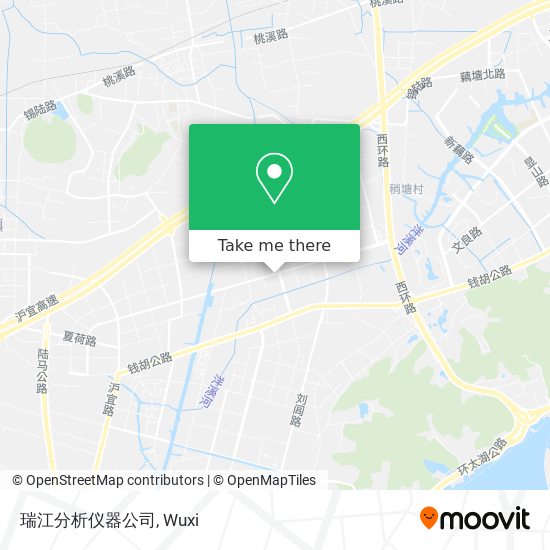 瑞江分析仪器公司 map