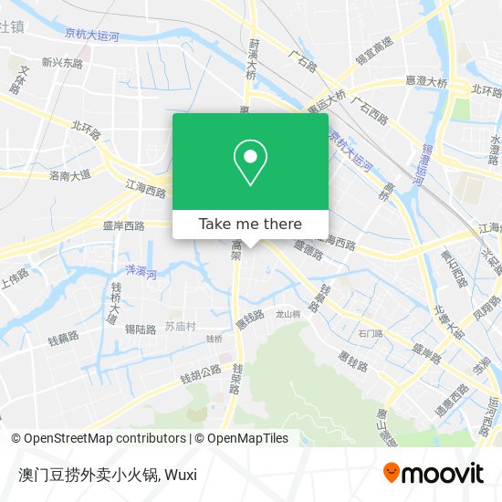 澳门豆捞外卖小火锅 map