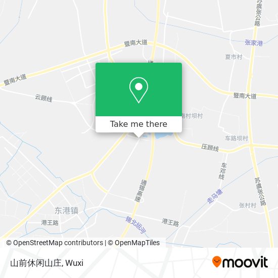 山前休闲山庄 map