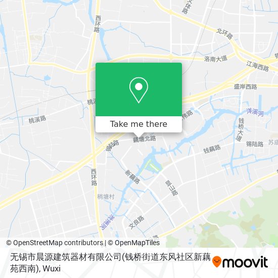 无锡市晨源建筑器材有限公司(钱桥街道东风社区新藕苑西南) map