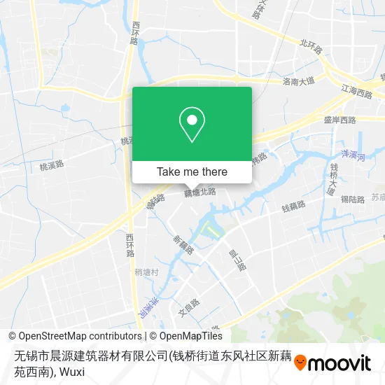 无锡市晨源建筑器材有限公司(钱桥街道东风社区新藕苑西南) map