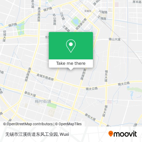 无锡市江溪街道东风工业园 map