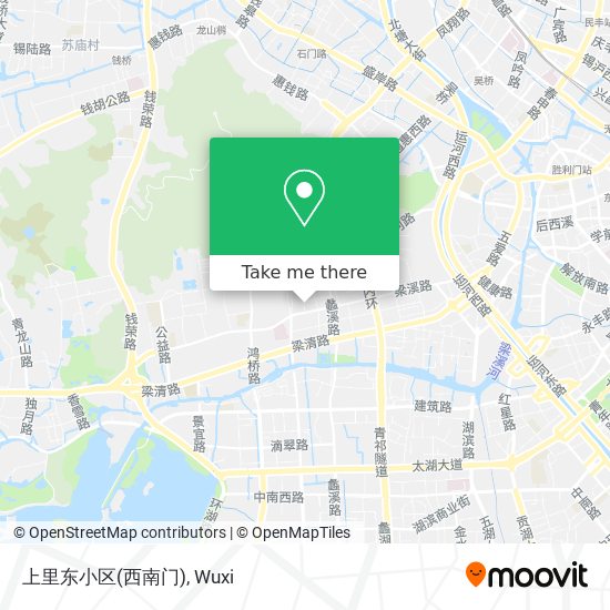 上里东小区(西南门) map