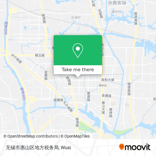 无锡市惠山区地方税务局 map
