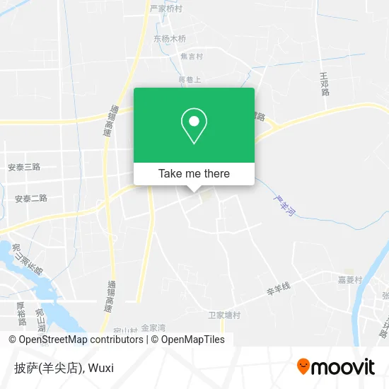 披萨(羊尖店) map