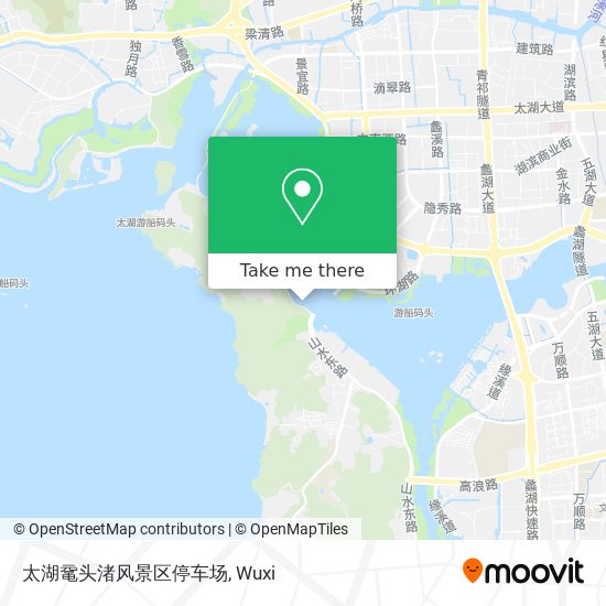 太湖鼋头渚风景区停车场 map