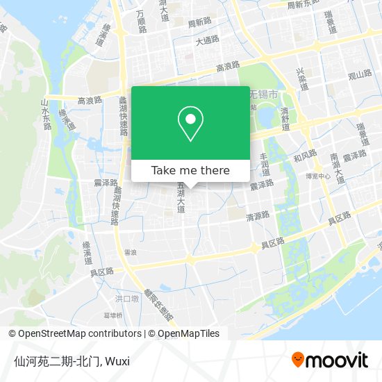 仙河苑二期-北门 map