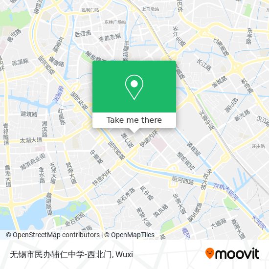 无锡市民办辅仁中学-西北门 map
