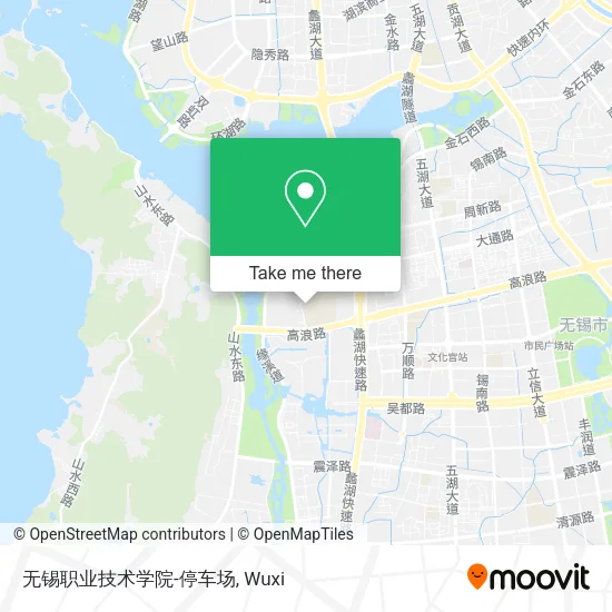无锡职业技术学院-停车场 map