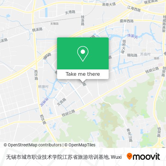 无锡市城市职业技术学院江苏省旅游培训基地 map