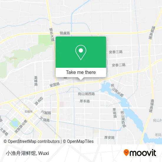 小渔舟湖鲜馆 map