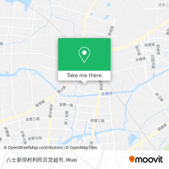八士新坝村利民百货超市 map