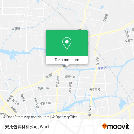 安托包装材料公司 map