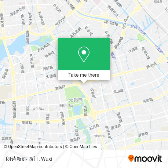 朗诗新郡-西门 map