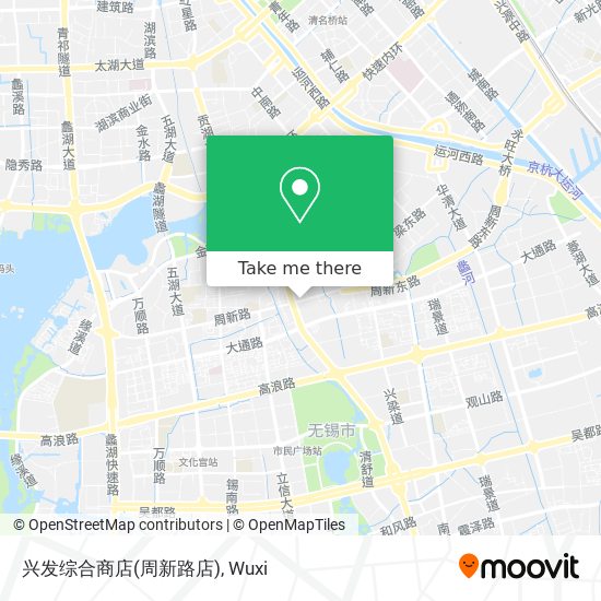兴发综合商店(周新路店) map