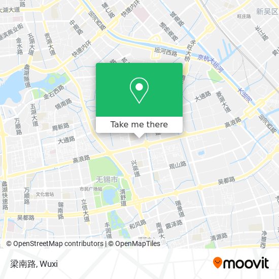 梁南路 map