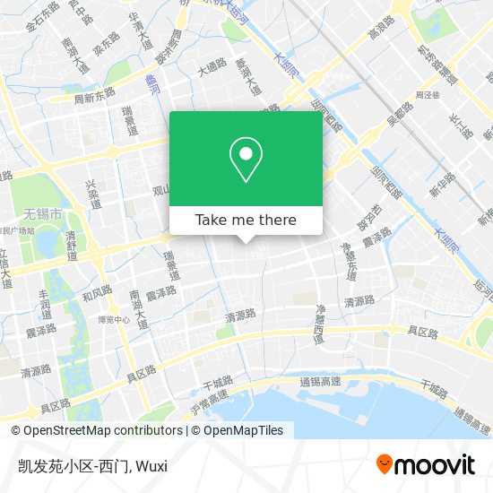 凯发苑小区-西门 map