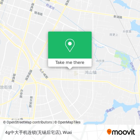 4g中大手机连锁(无锡后宅店) map