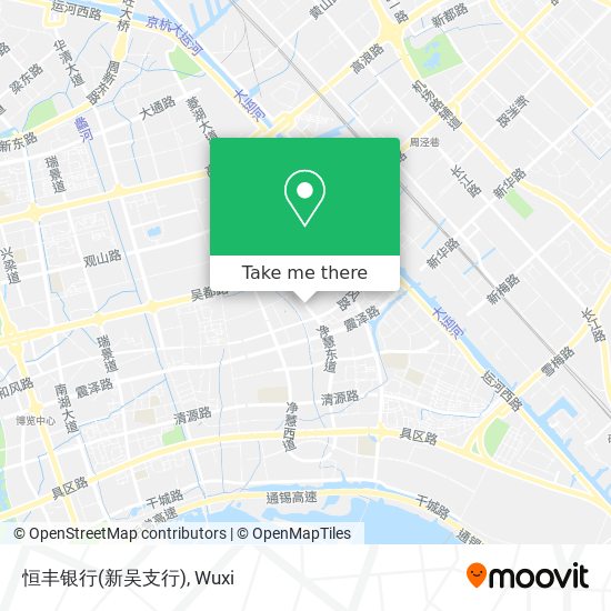 恒丰银行(新吴支行) map