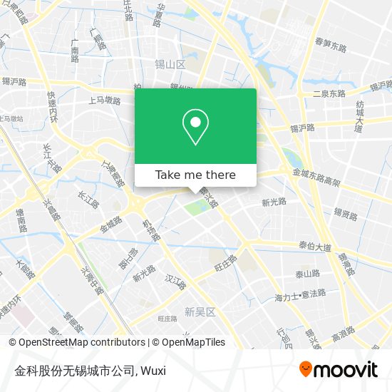 金科股份无锡城市公司 map