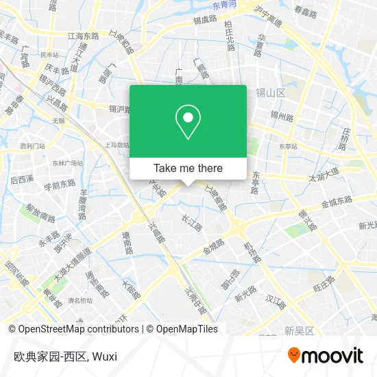 欧典家园-西区 map