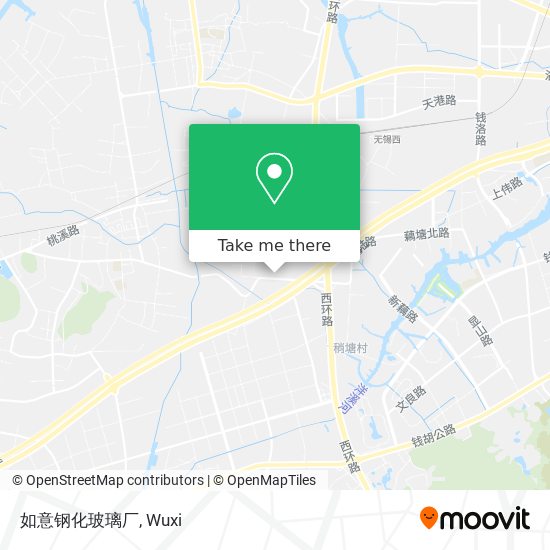 如意钢化玻璃厂 map
