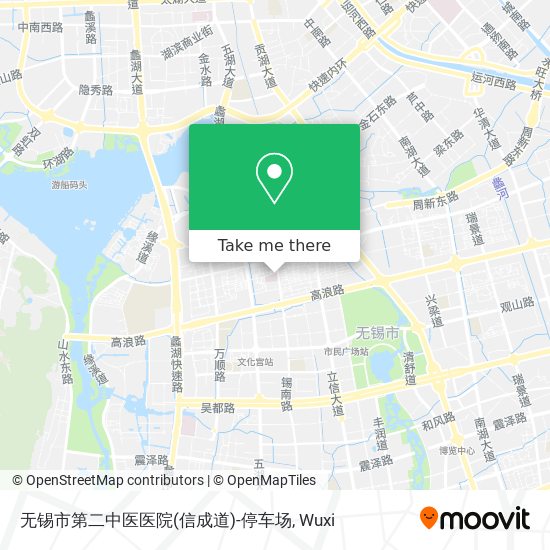 无锡市第二中医医院(信成道)-停车场 map