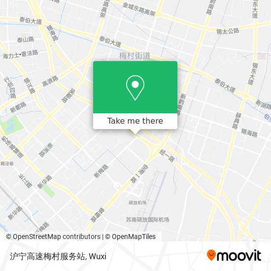 沪宁高速梅村服务站 map